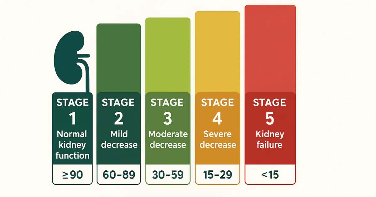  The stages of renal failure: understanding the course of the disease